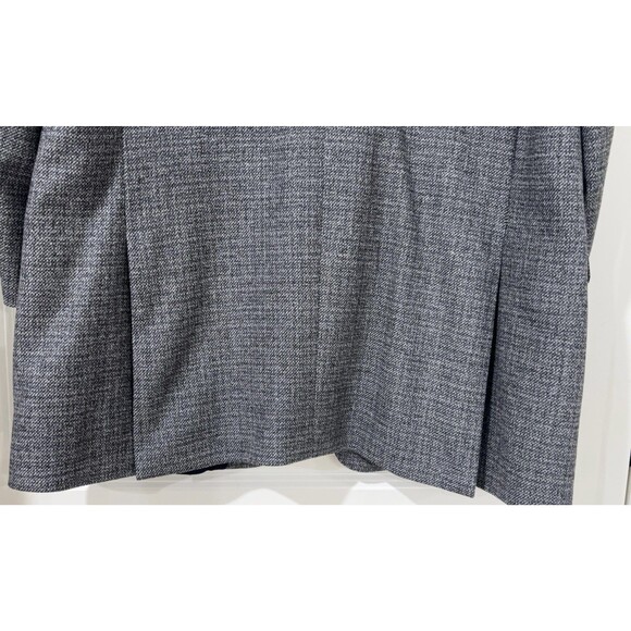 Indochino Gray Wool Blend Blazer Men’s 46R Sport Coat Jacket Surgeon Cuffs - Picture 13 of 16